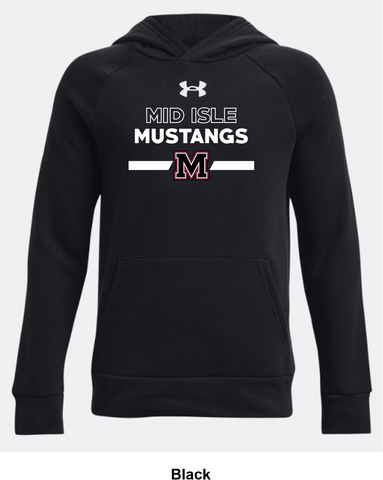 Mid Isle Mustangs Under Armour Rival Fleece Hoodie - Baseline