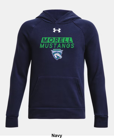 Morell Mustangs Under Armour Rival Fleece Hoodie - Playmaker