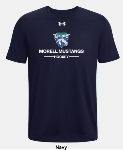 Morell Mustangs Under Armour Team Tech T-Shirt - Two Line
