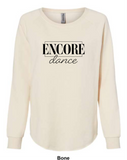 Encore Dance Independent Trading Co Women's California Wave Wash Crewneck