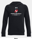 Pownal Red Devils Under Armour Rival Fleece Hoodie - Two Line