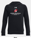 Pownal Red Devils Under Armour Rival Fleece Hoodie - Two Line