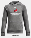 Pownal Red Devils Under Armour Rival Fleece Hoodie - Two Line