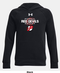 Pownal Red Devils Under Armour Rival Fleece Hoodie - Authentic