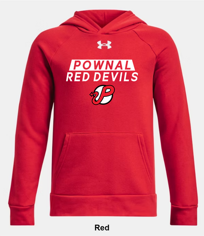 Pownal Red Devils Under Armour Rival Fleece Hoodie - Playmaker