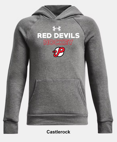 Pownal Red Devils Under Armour Rival Fleece Hoodie - Showcase