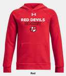 Pownal Red Devils Under Armour Rival Fleece Hoodie - Showcase