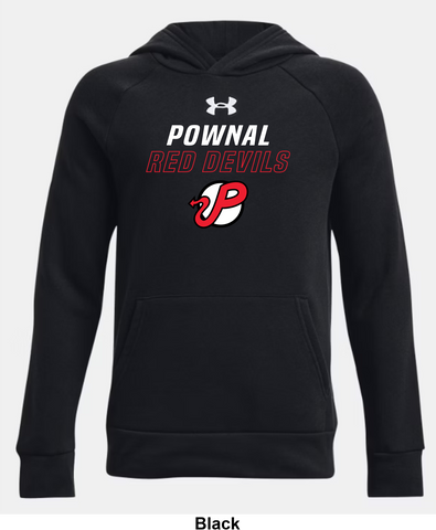 Pownal Red Devils Under Armour Rival Fleece Hoodie - Sidelines
