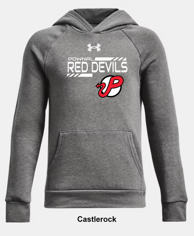 Pownal Red Devils Under Armour Rival Fleece Hoodie - Top Shelf
