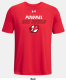 Pownal Red Devils Under Armour Team Tech T-Shirt - Sidelines