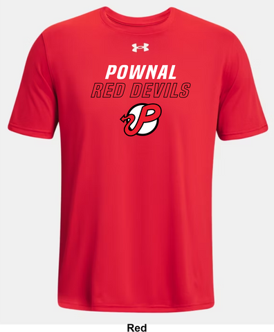 Pownal Red Devils Under Armour Team Tech T-Shirt - Sidelines