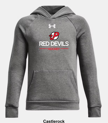 Pownal Red Devils Under Armour Rival Fleece Hoodie - Slap Shot
