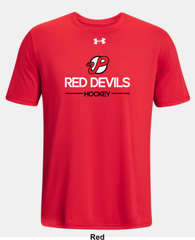 Pownal Red Devils Under Armour Team Tech T-Shirt - Slap Shot
