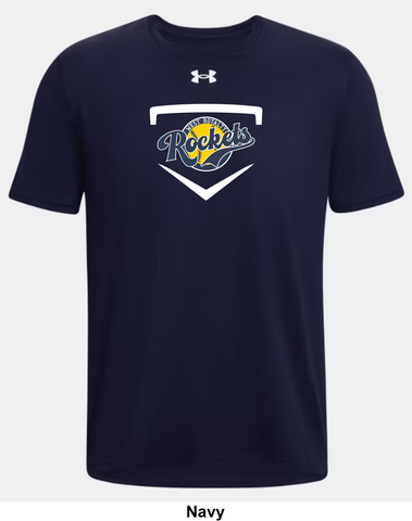 West Royalty Rockets Under Armour Team Tech T-Shirt - Home Plate