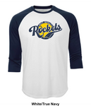 West Royalty Rockets Pro Team 3/4 Sleeve Baseball Jersey