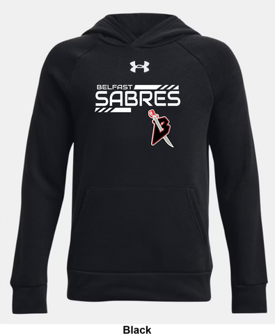 Belfast Sabres Under Armour Rival Fleece Hoodie - Top Shelf