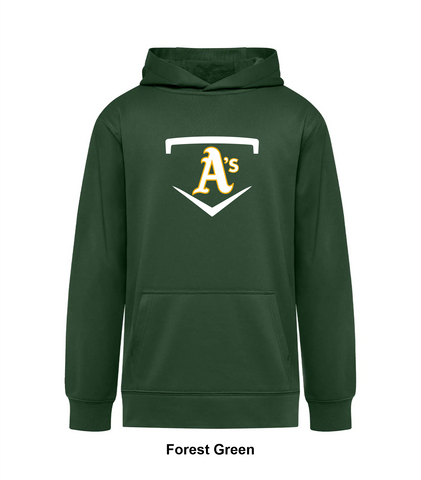 Stratford A's - Homeplate - Essential Performance Hoodie