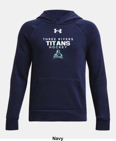 Three Rivers Titans Under Armour Rival Fleece Hoodie - Authentic
