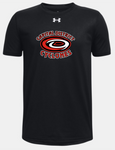 U9 Capital District Cyclones - Front N 'Centre - Under Armour Team Tech Youth T-Shirt