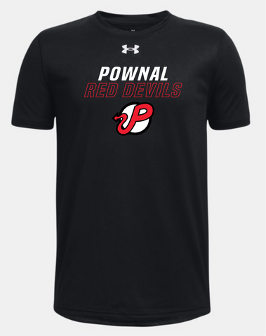 U9AA Pownal Red Devils Under Armour Team Tech Adult T-Shirt