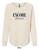 Encore Dance Independent Trading Co. Women's California Wave Wash Crewneck