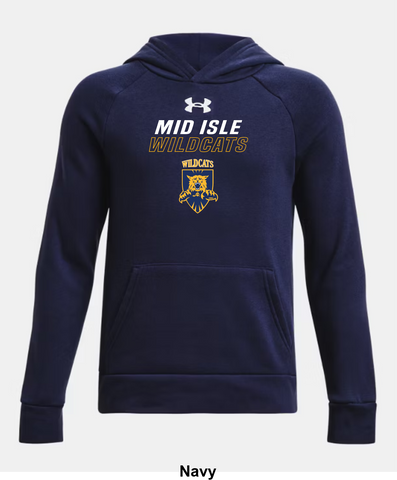 Mid Isle Wildcats Under Armour Rival Fleece Hoodie - Sidelines