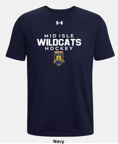 Mid Isle Wildcats Under Armour Team Tech T-Shirt - Authentic