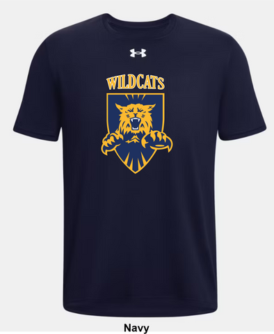 Mid Isle Wildcats Under Armour Team Tech T-Shirt - Front N' Centre