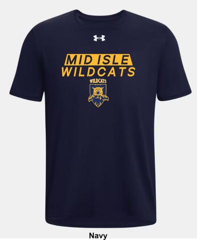 Mid Isle Wildcats Under Armour Team Tech T-Shirt - Playmaker
