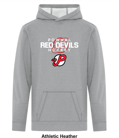 Pownal Red Devils - Authentic - Game Day Fleece Hoodie