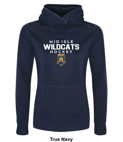 Mid Isle Wildcats - Authentic - Game Day Fleece Ladies' Hoodie