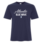 Atlantic Baseball Academy Atlantic Script Blue Wave Tee