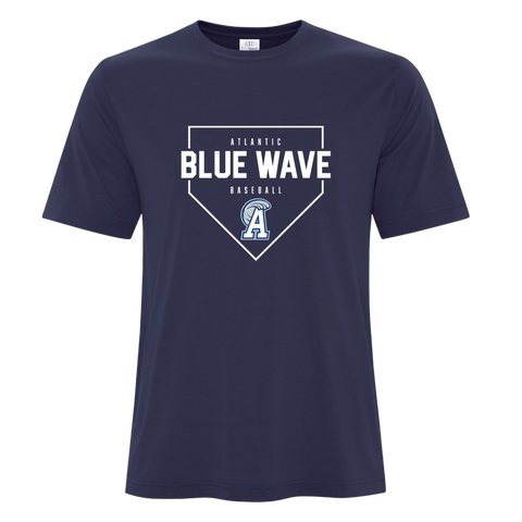 Atlantic Baseball Academy Blue Wave Home Plate Tee