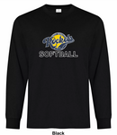 West Royalty Rockets - GameTime - Everyday Ring Spun Cotton Long Sleeve Tee