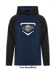 West Royalty Rockets - Home Plate - Game Day Fleece Two Tone Hoodie