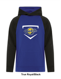 West Royalty Rockets - Home Plate - Game Day Fleece Two Tone Hoodie