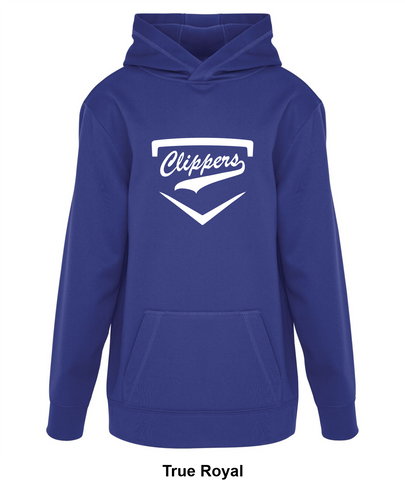 Cardigan Clippers Softball - Home Plate - Game Day Fleece Hoodie