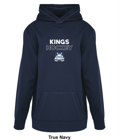 Kings County Kings (Grey) - Showcase - Game Day Fleece Hoodie
