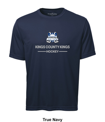 Kings County Kings (Grey) - Two Line - Pro Team Tee