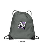Montague Norsemen Cinch Bag with Purple Logo