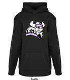 Montague Norsemen Purple Logo - Front N' Centre - Game Day Fleece Hoodie