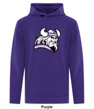 Montague Norsemen Purple Logo - Front N' Centre - Game Day Fleece Hoodie