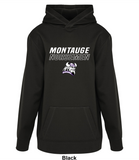 Montague Norsemen Purple Logo - Sidelines - Game Day Fleece Hoodie