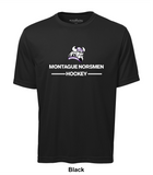 Montague Norsemen Purple Logo - Two Line - Pro Team Tee