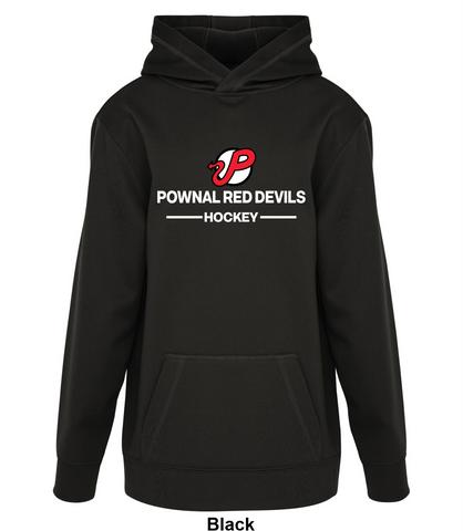 Pownal Red Devils - Two Line - Game Day Fleece Hoodie