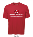 Pownal Red Devils - Two Line - Pro Team Tee