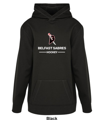 Belfast Sabres - Two Line - Game Day Fleece Hoodie