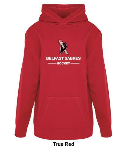 Belfast Sabres - Two Line - Game Day Fleece Hoodie